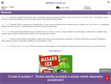 Tablet Screenshot of m.zpravy.tiscali.cz