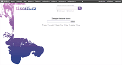Desktop Screenshot of hledani.tiscali.cz